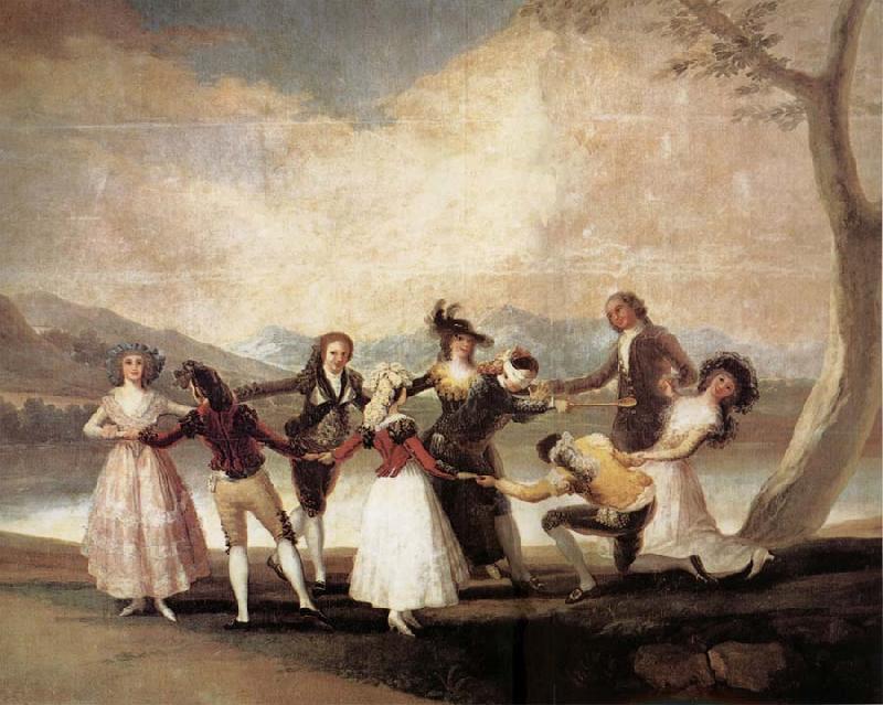 Francisco Goya La Gallina Ciega Sweden oil painting art